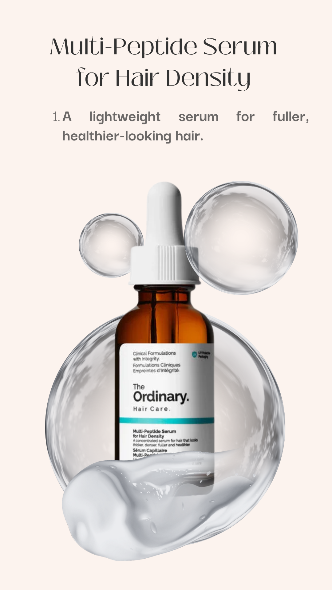 Multi-Peptide Serum for Hair Density
